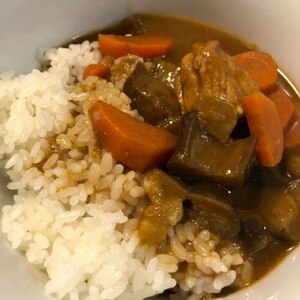 茄子カレー　（我が家の味）